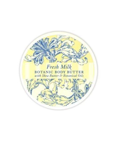 Greenwich Bay FRESH MILK Body Butter Enriched with Shea Butter and Cocoa Butter Moisturizing and Fast Absorbing (Set of 2) 8 OZ each