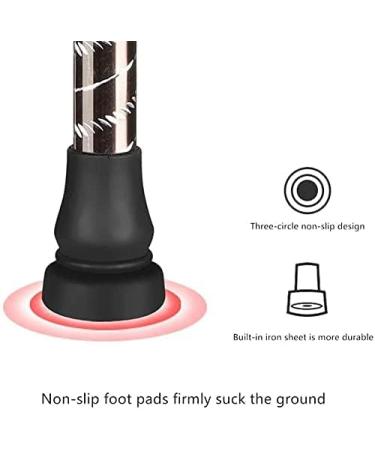 Canes Walking Stick Silver Engraved Flecked Stripes Pattern 10 Adjustable Heights with LED Light Lightweight Sturdy Aluminum Alloy Comfy Base for Men Women Star of Light - Buy Online on GoSupps.com