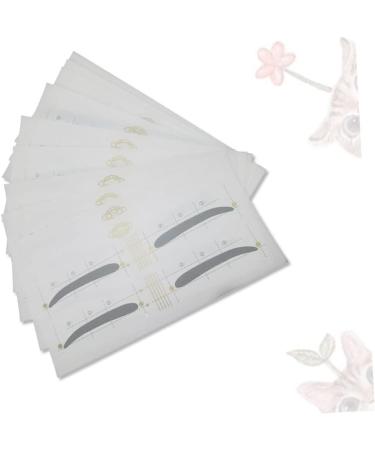 FOMIYES 24 Pcs 48 Eyebrow Makeup Tools Eyebrow Card Eyebrow Template Sticker Stencil Eyebrow Trimming - Buy Online on GoSupps.com