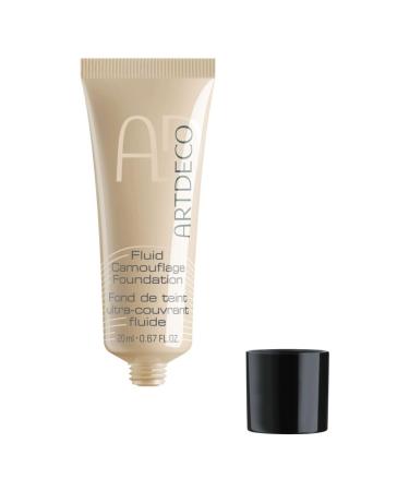 ARTDECO Fluid Camouflage Foundation 20ml - Highly Opaque Make-Up for Even Complexion - Shade 15 Neutral/Natural Sand | International Shipping Available - Buy Online on GoSupps.com