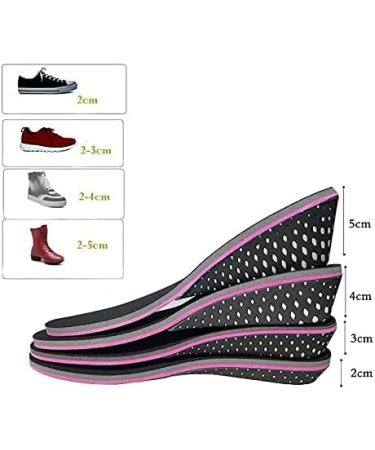 Memory Foam Height Increase Insole for Men & Women - Invisible Shoe Lifts for 2-5 cm Elevation - Comfortable Elevating Inserts - Buy Online on GoSupps.com