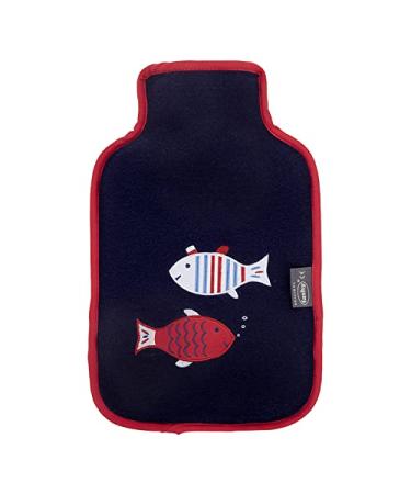 fashy hot water bottle 2.0L with felt-look cover 67380 54