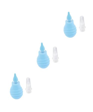 Kisangel Nose Aspirator Infant Nose Infant Nose 3pcs Nose Nasal Aspirator for Cleaner Infant Nasal Aspirator Infant Nasal Aspirator Infant Nose Baby Baby Nose Aspirator 8.6x4.2cmx3pcs