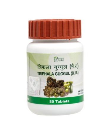 Patanjali Divya Triphala Guggul 80 tablets Pack by Patanjali