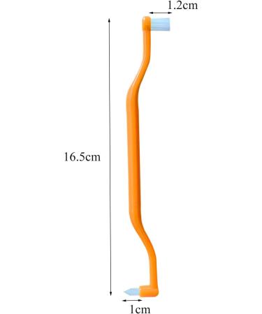 6-Piece Orthodontic Toothbrush Set - Double Ortho & Tufted for Braces & Implants Cleaning - Buy Online on GoSupps.com