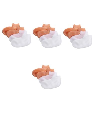 minkissy 8 Pairs Exfoliating Moisturizing Socks Cotton spa Socks Overnight spa Socks feet Care Socks Foot moisturizing Socks feet Repair Socks Lotion sebs Miss Sole of Foot Torn Socks