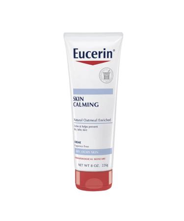 Eucerin Plus Intensive Repair Lotion  Calming Cream  8 oz  White
