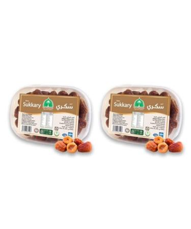 Sukkray Date 2 pack Imported Premium Quality 400g Fiber-Rich Snack Dry Fruit- Imported from Madinah Munawara Saudi Arabia - Perfect Ramadan Gift Box