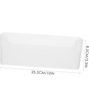 EXCEART 3pcs Small Shelf And Containers for Organizing Bin Fruit Container Size Holder Refrigerator Transparent 25.5X9.5X8.5CM - Buy Online on GoSupps.com