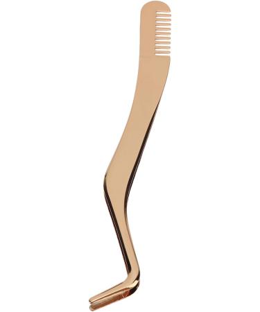 Premium Volume Eyelash Tweezers - Multifunctional Stainless Steel Tool for Applying False Lashes with Comb Design | International Shipping Available - Buy Online on GoSupps.com