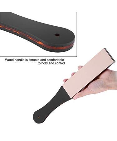 Brrnoo Double Size Grinding Stones - PU Leather Razor Belt for Sharpening | Men's Barber Shaving Tools - Buy Online on GoSupps.com