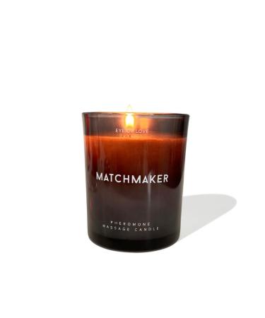 Eye of Love Matchmaker Black Diamond Pheromone Massage Oil Candle - Shea Butter Base to Attract Her - 5 fl oz. 150 ml