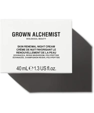 Grown Alchemist Skin Renewal Night Cream with Peptide-3, Echinacea, Reishi Extract, 40 mL - Buy Online on GoSupps.com