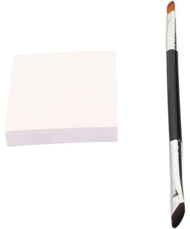 Detail Brush Detail BrushDouble Ended Sickle Brush Double Ended Detail Brush Nail Coloring Paper for Mixing Foundation Eye Shadow Eyelash Nail Art Makeup - Buy Online on GoSupps.com