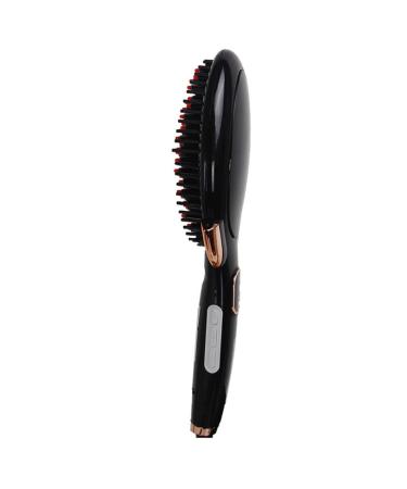 Hair Straightener Brush - Anti-Scald Heating Comb with Adjustable Temperature for Effortless Styling | International Shipping Available - Buy Online on GoSupps.com