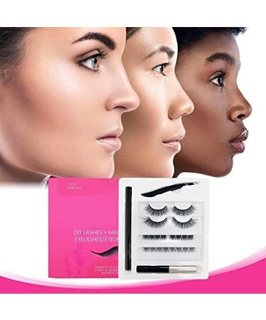 3D Magnetic Eyelashes Kit with Eyeliner - Reusable, Waterproof, Natural Looking Lashes - Includes Applicator and Glue Gel - Buy Online on GoSupps.com