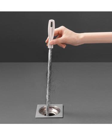 5 Pcs Pipeline Dredging Brush Sink Drain Cleaning Brush Waterpipe Overflow Cleaner 17.7 inch Drain Cleaning Brush with Anti-Slip Handle Household Sewer Hair Cleaner for Sink Bath Plug Sewer - Buy Online on GoSupps.com