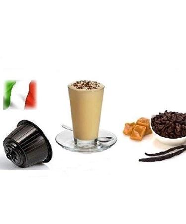 Caff Shop Caff Shop Compatible with Nescaf Dolce Gusto capsules "Vanilla Cappuccino" Blend Capsules Espresso Line (128 capsules)