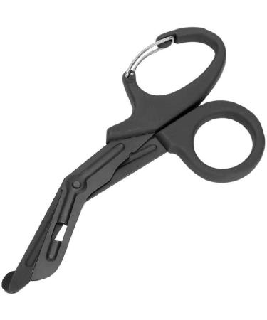 InsGB Medical Scissors - 5.5 Black & Orange Emergency Room Scissors for Nurses | Perfect for Home Surgery - Buy Online on GoSupps.com