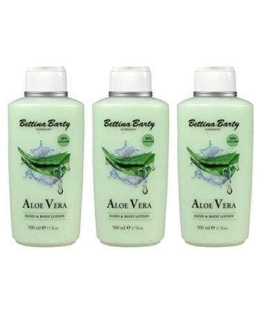 Bettina Barty Aloe Vera Hand & Body Lotion 3 x 500 ml