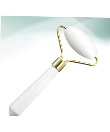 FRCOLOR 3 Pcs Jade Roller Set - Face & Eye Cream Massage for Anti-Aging | Facial Roller for Wrinkles & Beauty | White Jade Massage Sticks - Buy Online on GoSupps.com