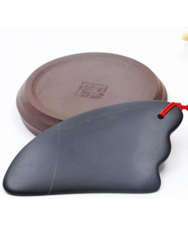 Triangle Wave Scraper | Bian Stone Gua Sha Massage Tool for Anti-Aging | Shoulder & Neck Therapy | Achieve Silky Smooth Skin - Buy Online on GoSupps.com