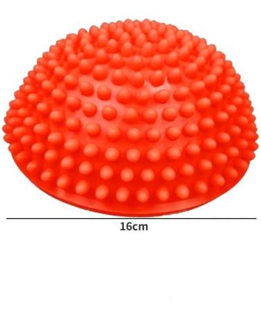 16cm Pink Yoga Ball - PVC Massage Exercise Ball for Pilates & Fitness | Gym Balance & Massage Tool - Buy Online on GoSupps.com