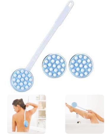 Lotion Applicator Back Cream Scrub Massager - Long Handle Shower Rub Brush for Effortless Application - Buy Online on GoSupps.com
