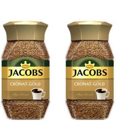 Jacobs Cronat Gold Instant Coffee 200 Gram / 7.05 Ounce (Pack of 2)