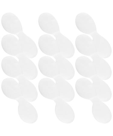GALPADA Papier pour Film Oculaire Non Tiss 100 Feuilles Double Couche 100% Coton pour Masque Hydratant Yeux Spa Fait Maison Soin Doux Polyvalent Usage Visage et Beaut