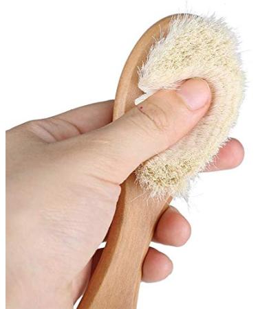 Baby Hair Brush Set - Soft Natural Goat Hair Comb with Wood Bristles for Newborns and Toddlers - Buy Online on GoSupps.com