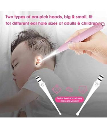 LUKEO Safety Electric Vacuum Earwax Remover with LED Light - White Dinosaur Design - Buy Online on GoSupps.com