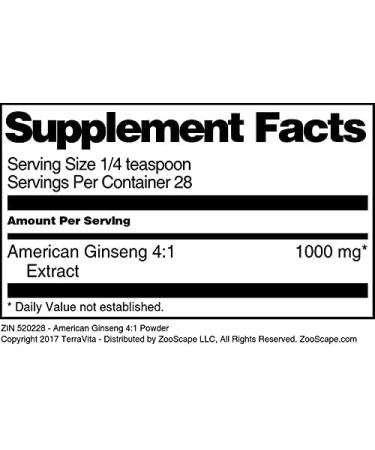 American Ginseng 4:1 Powder (1 oz ZIN: 520228) - 3 Pack - Buy Online on GoSupps.com