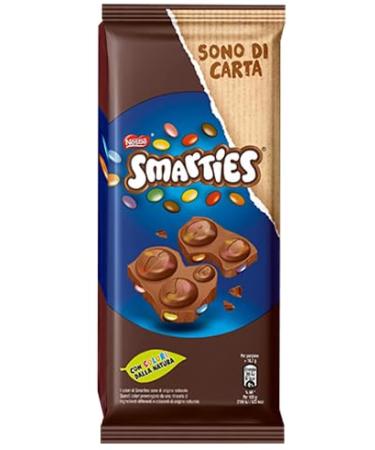 CAIYA Nestle Smarties Milk Chocolate Tablet with Mini Smarties 90g