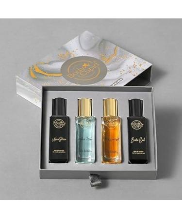Luxury Perfume Gift Set for Men 4X20 ML | Long Lasting Premium Fragrances | Aqua Wave | Exotic Oud | Mr Wonderful | Aqua Storm | 80 ML - Buy Online on GoSupps.com