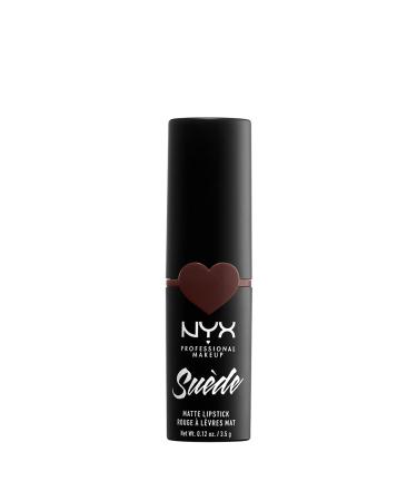 NYX Suede Matte Lipstick - Cold Brew (True Brown) | Vegan Formula - Buy Online on GoSupps.com