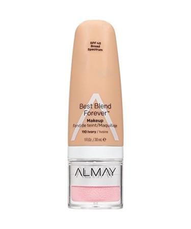 Almay Best Blend Forever Foundation  Ivory  1 fl. oz  SPF 40 Broad Spectrum