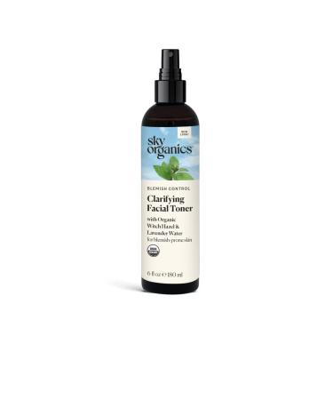 Sky Organics Blemish Control Clarifying Facial Toner for Face USDA Certified Organic to Purify  Balance & Reduce Oiliness  6 fl. Oz - Buy Online on GoSupps.com