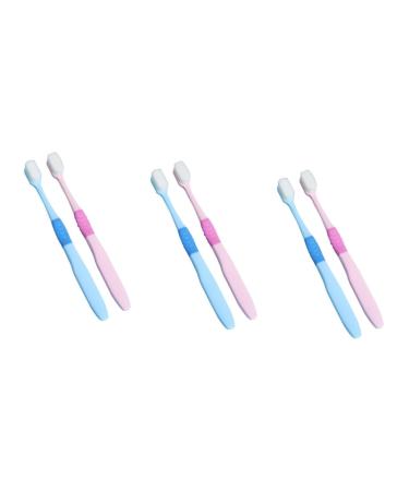 FRCOLOR 6 Pcs Toothbrush Child For Teeth Oral Man Pp Soft Fur Captivity