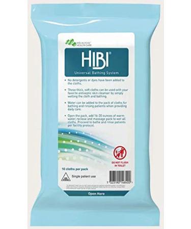 Molnlycke Health Care 59910 Hibi Universal Bathing System Cloths - 10pcs