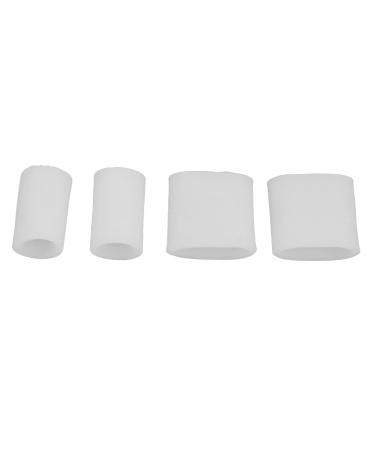 Silicone Toe Separator 8Pairs - Bunion Corrector & Pain Relief - White Toe Sleeves - Buy Online on GoSupps.com