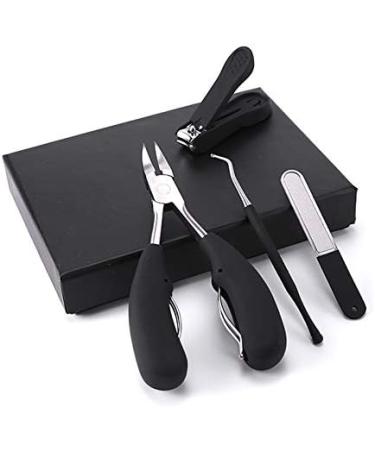 Brensty Professional Stainless Steel Toenail and Fingernail Clippers Set for Thick Nails Toenail Clippers - Buy Online on GoSupps.com