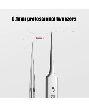 Professional Ultra-fine No. 5 Acne Blackhead Removal Deep Pimples Tool Beauty Face J4E8 Skin Tweezers Ne Clip Cleaner Salon Care Bend Clamp - Buy Online on GoSupps.com