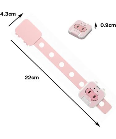 Adjustable Child Safety Locks - 6 Pcs Cupboard Locks for Cabinets, Drawers, Appliances - Easy Installation, No Tools Needed - Buy Online on GoSupps.com