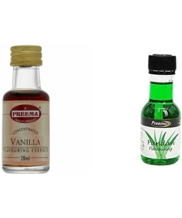 Preema Vanilla Essence - 28ML And Preema Pandan Essence 28ml | Prefect For Baking | Halal | Premium Quality - Buy Online on GoSupps.com