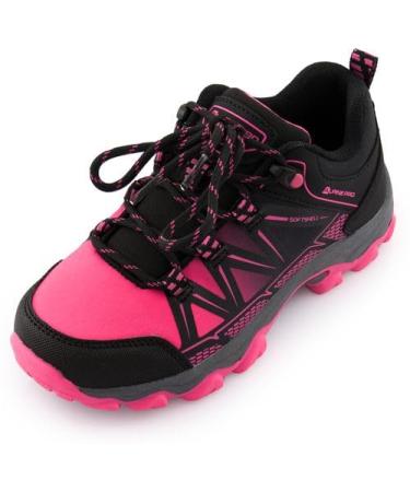 Alpine Pro Faro Unisex Kinder Hiking shoes Active shoes light trekking shoes outdoor shoes durable walking shoes breathable softshell Oberstoff Rubber Base 35 EU pink