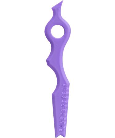 Siopob Eyebrow Pencil Stencil - Silicone Tool Applicator Eyeliner - Portable S-ilicone Eyeliner Stencils Ruler Multifunctional Eye Makeup Tool For Eyeliner Eyeshadow Lipstick Purple - Buy Online on GoSupps.com