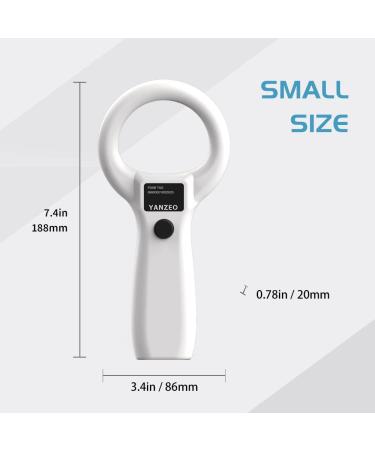 Yanzeo Pet Microchip Scanner | RFID EMID Pet ID Scanner | 134.2kHz Animal Chip Registration | FDX-B (ISO 11784/11785) | International Shipping Available - Buy Online on GoSupps.com