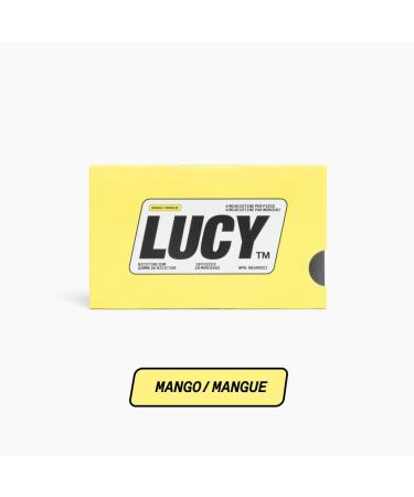LUCY Nicotine Gum 4mg 100 Count | Mango Flavour | NPN 80108821 | Stop Smoking Aid | 10 pcs per Pack x 10 Packs - Buy Online on GoSupps.com