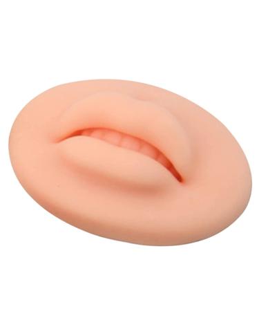 3D Lip Practice Skin - Silicone Lip Model for Makeup Training | Fake Piercing Lip for Perfect Practice - Buy Online on GoSupps.com